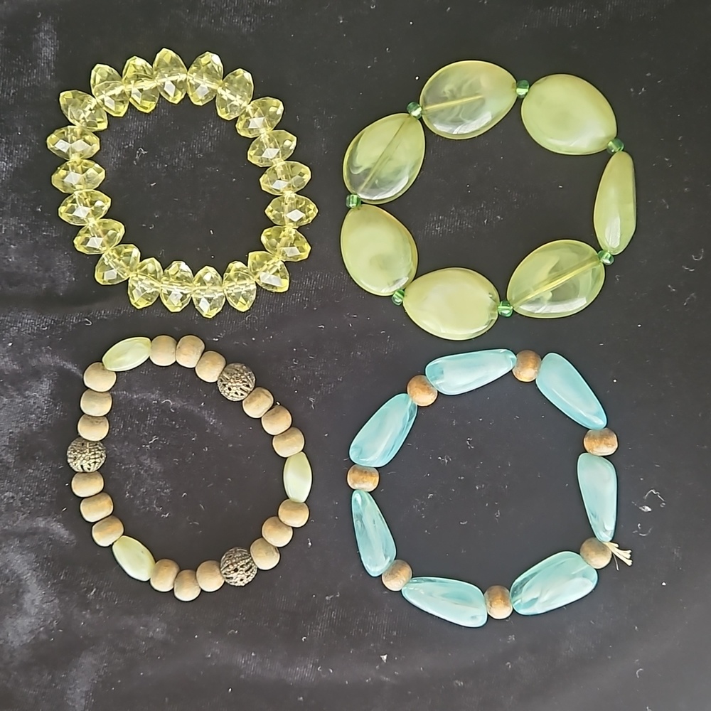 Set of 4 Beaded Bracelets
